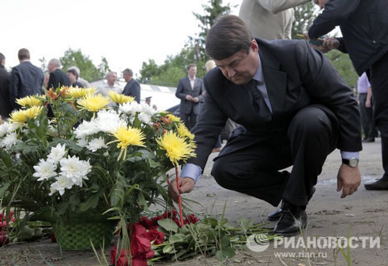 Ситуация на месте крушения самолета Ту-134 под Петрозаводском