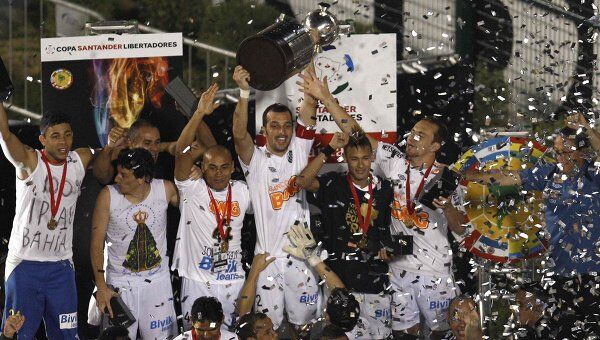 Сантос в третий раз в истории завоевал футбольный Кубок Либертадорес