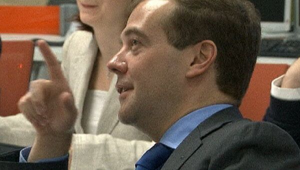 Медведев участвует в мультимедийной планерке РИА Новости 