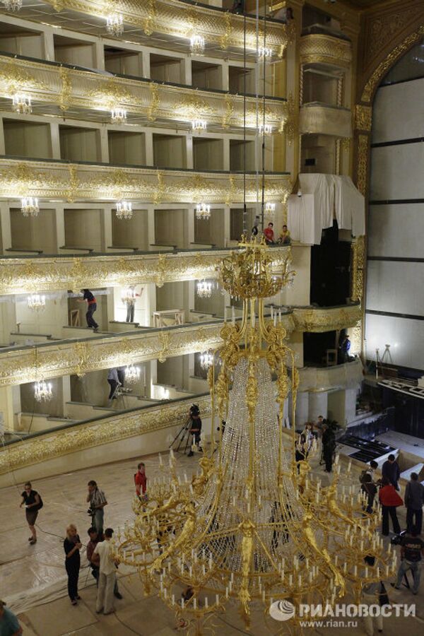 Реконструкция зрительного зала Большого театра