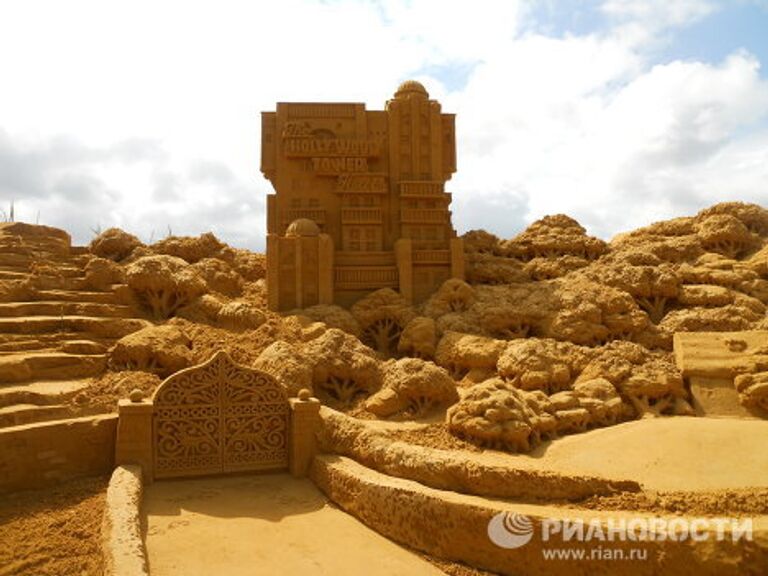 Фестиваль песчаных скульптур в бельгийском Бланкенберге