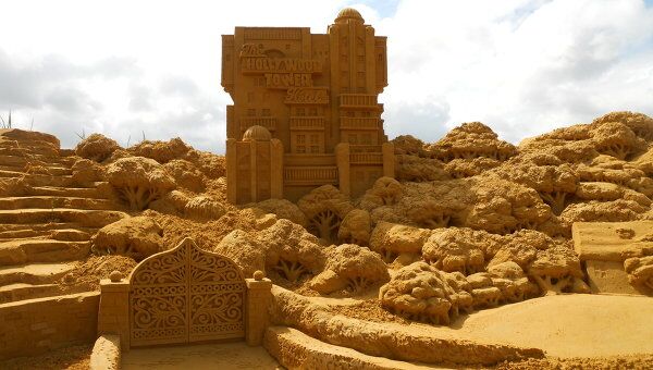 Фестиваль песчаных скульптур в бельгийском Бланкенберге