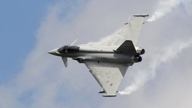 Истребитель Eurofighter Typhoon. Архивное фото