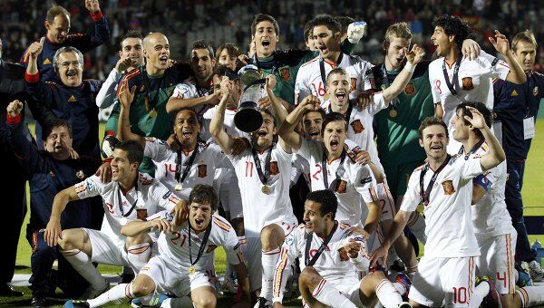 Сборная Испании по футболу стала чемпионом Европы среди молодежи