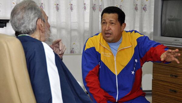 Уго Чавес встретился с Фиделем Кастро на Кубе, где ему сделали операцию