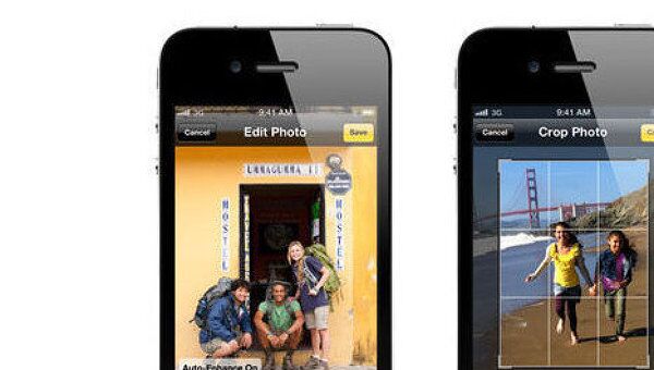 Работа с фотографиями на на Iphone c системой iOS 5