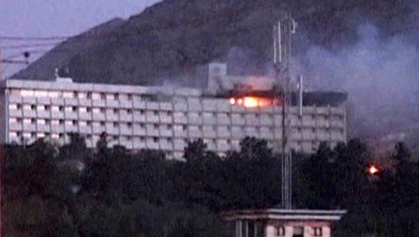 Нападение на отель Интерконтиненталь в Афганистане. Видео с места ЧП