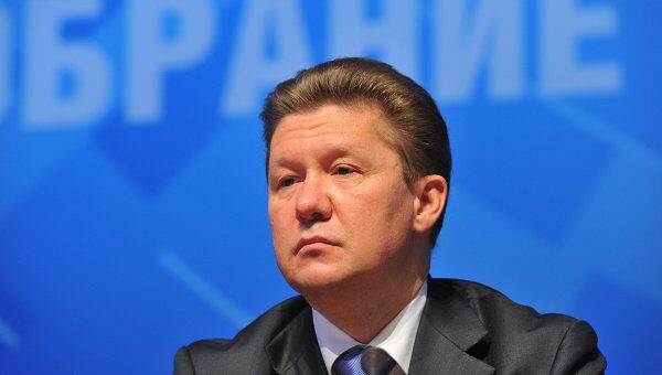 Председатель правления ОАО Газпром Алексей Миллер