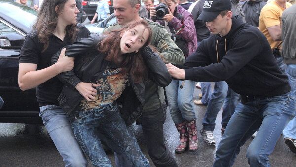 Несанкционированная акция протеста движения Революция через социальные сети в Минске