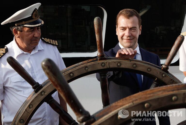 Рабочая поездка президента РФ Д.Медведева в Дальневосточный федеральный округ