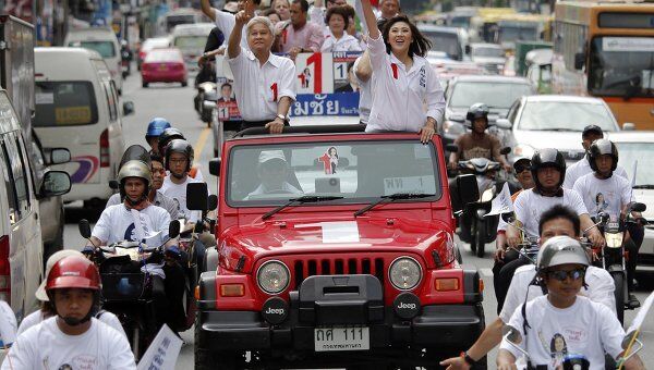 Выборы в парламент Таиланда. Йинглак Чинават - первая женщина-кандидат на пост премьера