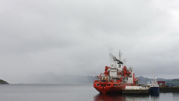 Научно-экспедиционное судно Академик Федоров вышло из норвежского порта Хаммерфест в экспедицию по исследованию арктического шельфа