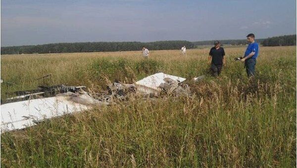 Катастрофа спортивного самолета в Московской области 