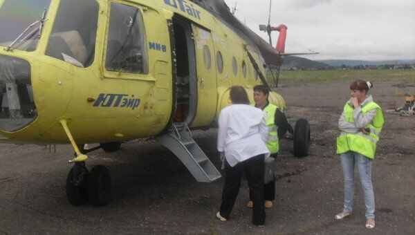 Авария вертолета авиакомпании ЮТэйр в Иркутской области. Архив