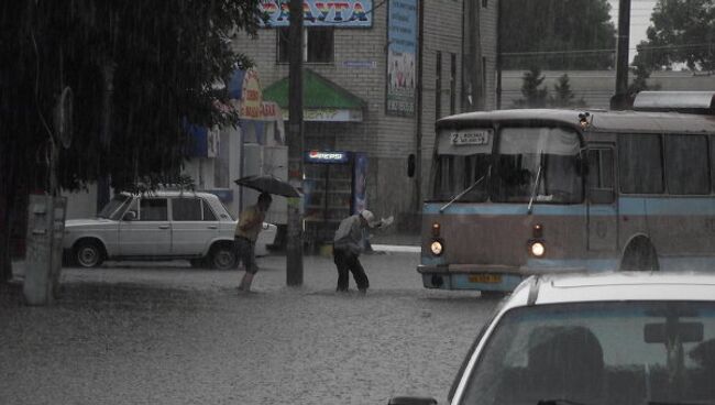 Ливень в Адыгее