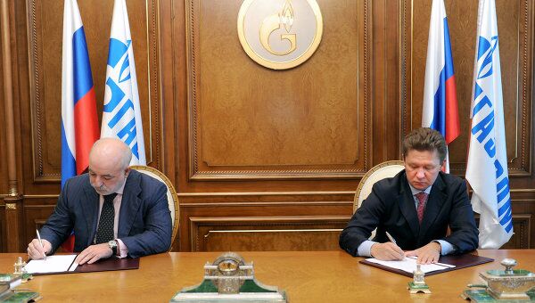 ОАО Газпром и группа компаний Ренова подписали соглашение о намерениях объединить энергоактивы
