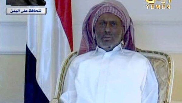 Президент Йемена впервые после полученных ранений выступил на телевидении
