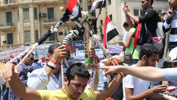 Демонстрация на площади Тахрир в Каире. Архив