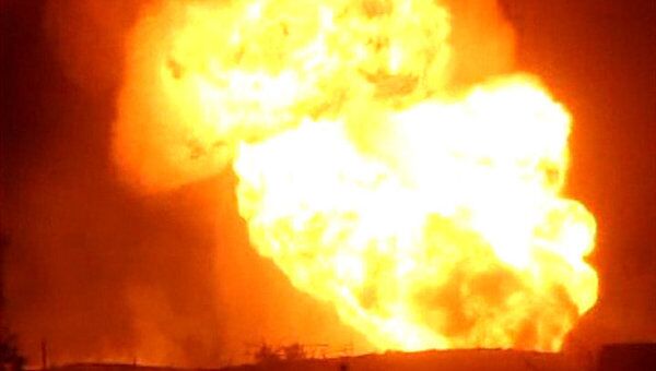 Четверо неизвестных взорвали газопровод в Египте. Видео с места ЧП