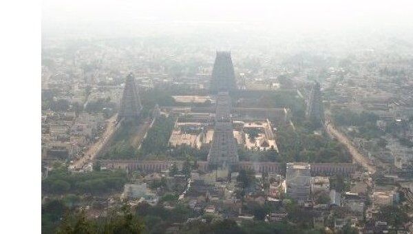 Храмовый комплекс Тируваннамалай в Индии. Архив