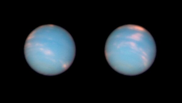«Юбилейная» фотография Нептуна, сделанная орбитальным телескопом «Хаббл»