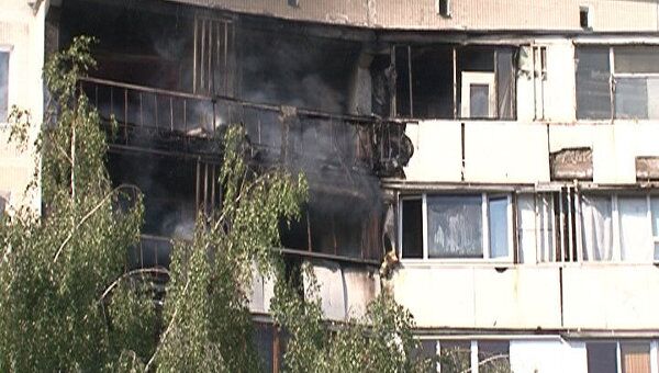 Пять квартир частично выгорели в результате пожара на юге Москвы