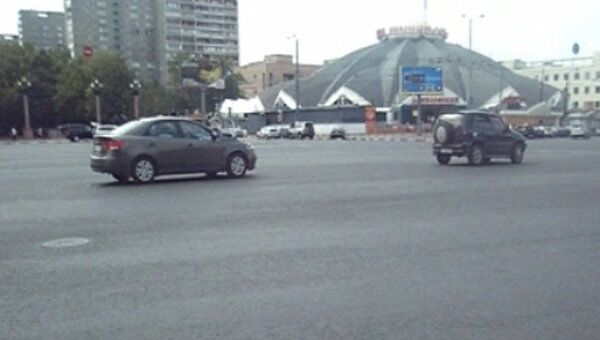 Honda Accord и Chevrolet Niva столкнулись на юге Москвы 