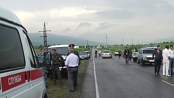 Террорист-смертник подорвался на посту милиции в Ингушетии