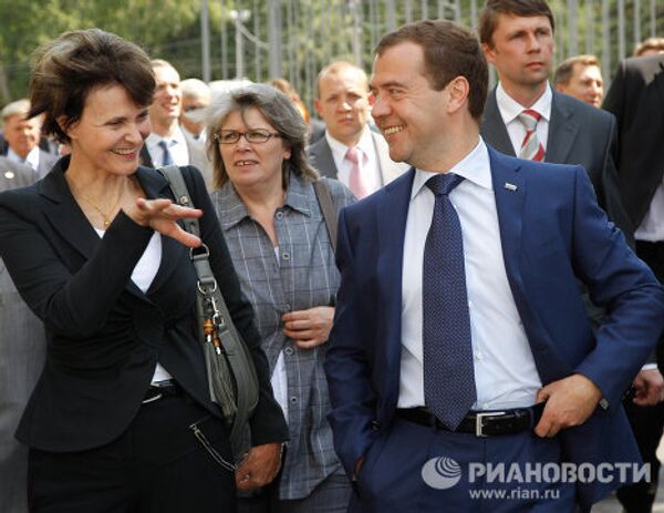 Президенты РФ и Швейцарии прибыли в Коломну на запуск нового завода