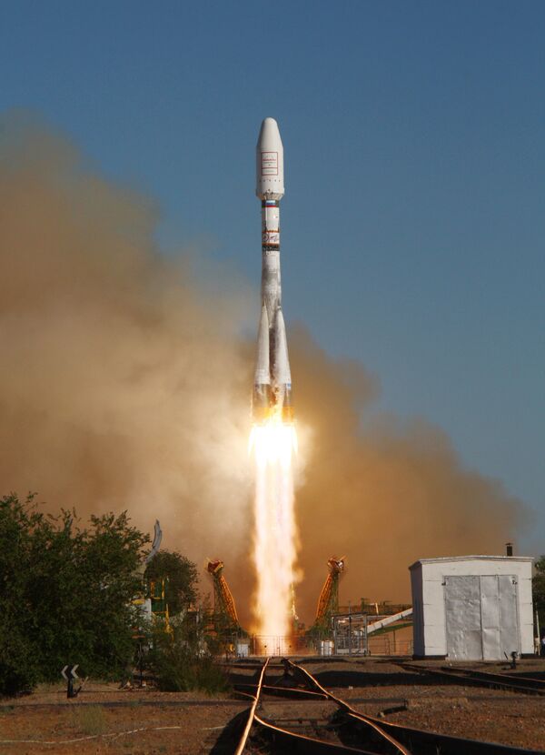 Пуск ракеты Союз-2.1а с разгонным блоком Фрегат