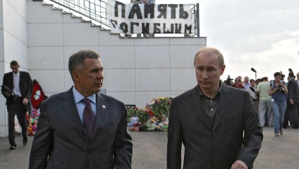 Премьер-министр РФ Владимир Путин совершает незапланированную рабочую поездку в Казань