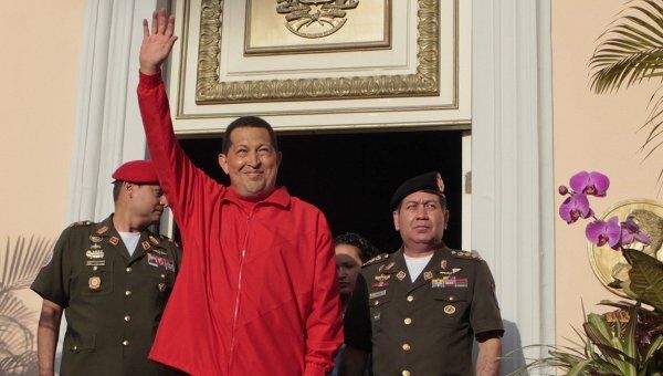 Уго Чавес перед отлетом на лечение на Кубу