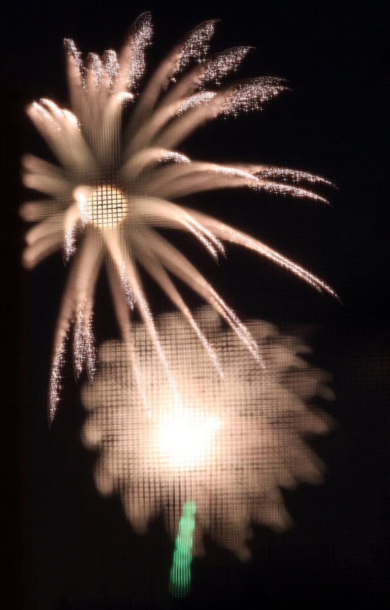 Bastille Day Fireworks in Manhattan