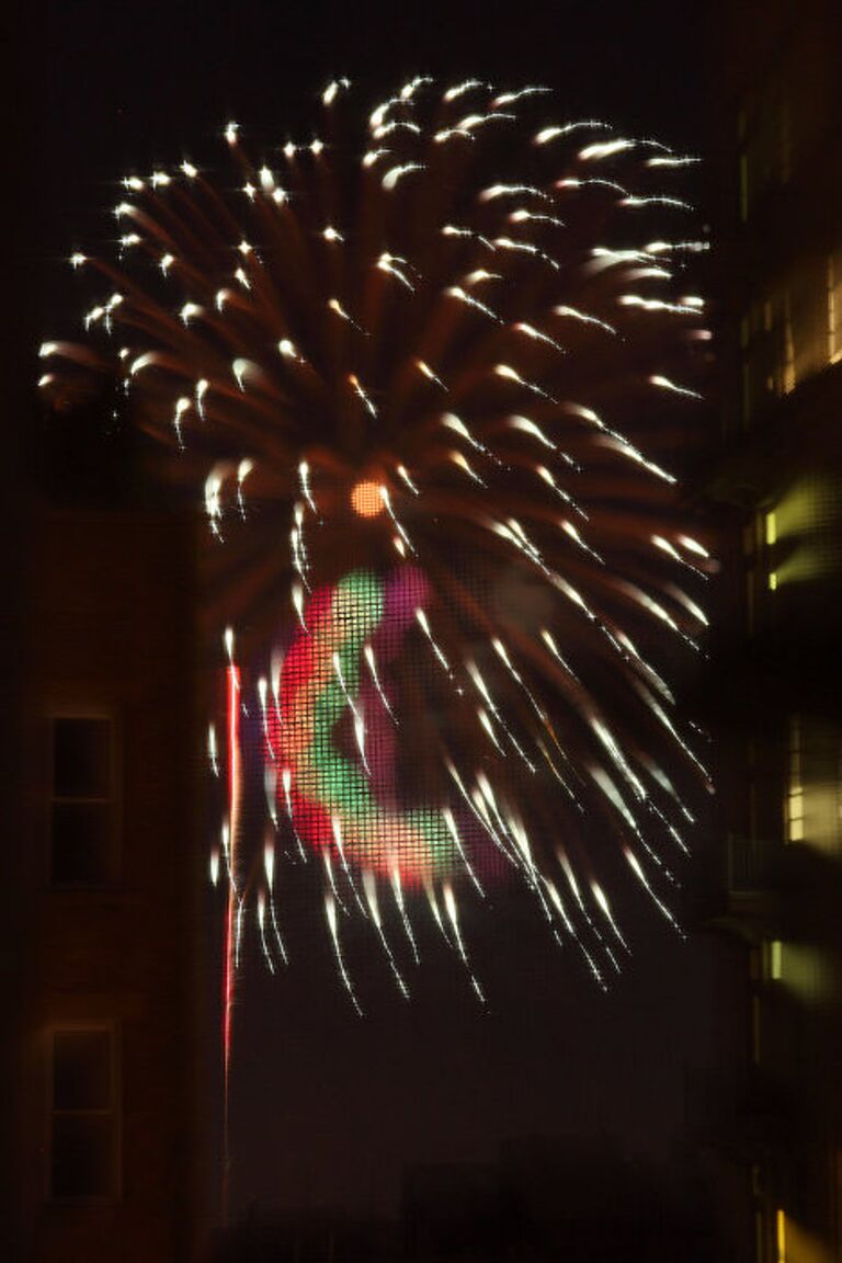 Bastille Day Fireworks in Manhattan