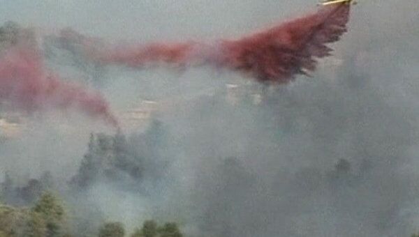 Пожар в окрестностях Иерусалима тушили с помощью самолетов