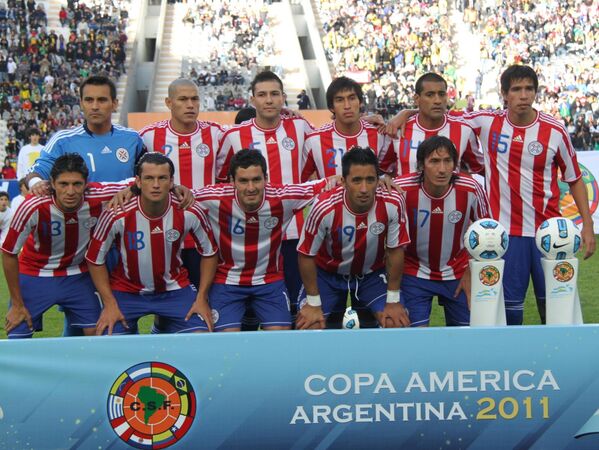 Футболисты сборной Парагвая
