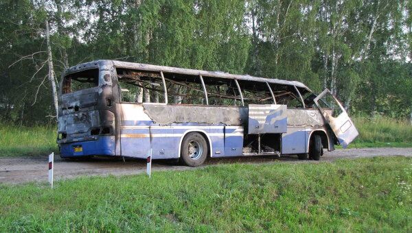 ДТП с автобусом в Новосибисркой области 17 июля 2011 г.. Архив