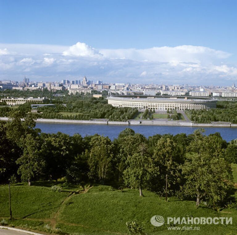 Вид на Большую спортивную арену