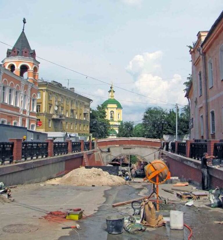 Реконструкция Каменного моста в Воронеже