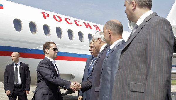 Визит президента РФ Дмитрия Медведева во Владимир