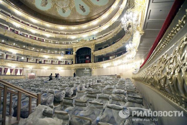 Завершение реконструкции и реставрации здания Большого театра