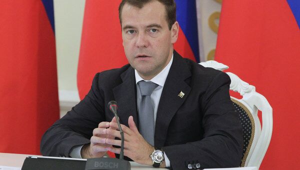 Рабочая поездка президента РФ Дмитрия Медведева во Владимир