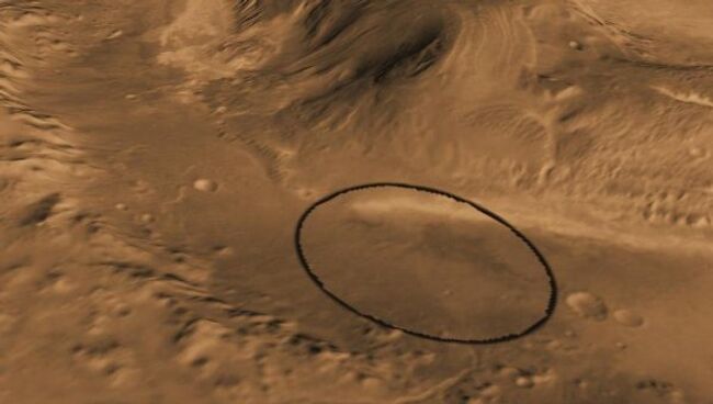 НАСА выбрало место посадки нового марсохода - кратер Гейла