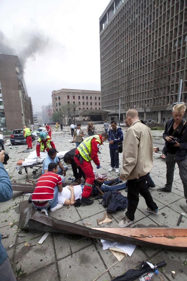 Взрыв прогремел у здания правительства Норвегии