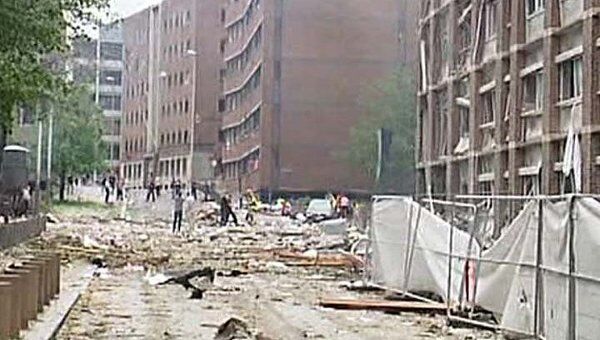 Мощный взрыв в центре Осло. Видео с места происшествия