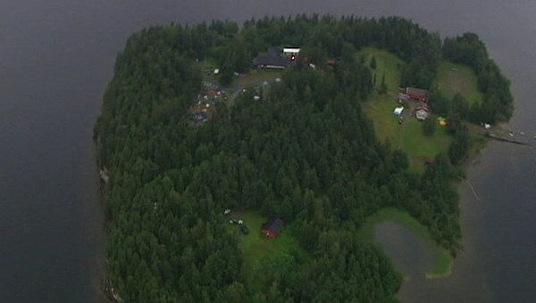 Летний лагерь профсоюзной молодежи на острове Утойя близ Осло