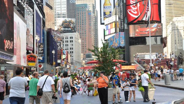 Небывалая жара установилась в Нью-Йорке в июле 2011 г