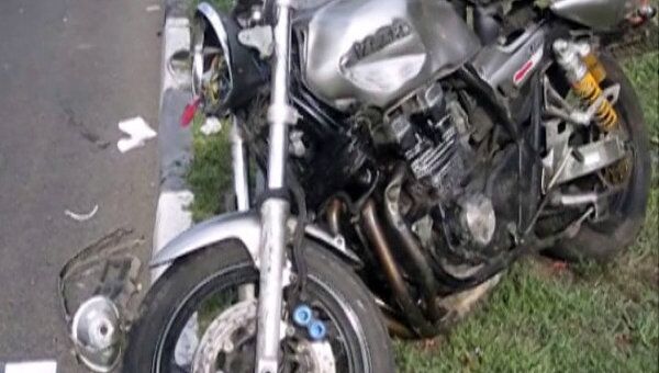 Молодой человек погиб в результате столкновния автомобиля и мотоцикла