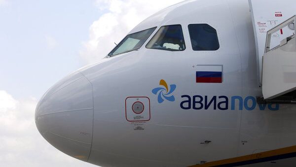 Airbus A320 российской авиакомпании Авианова. Архив