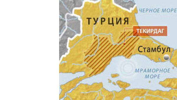 Землетрясение магнитудой 5,2 произошло в европейской части Турции